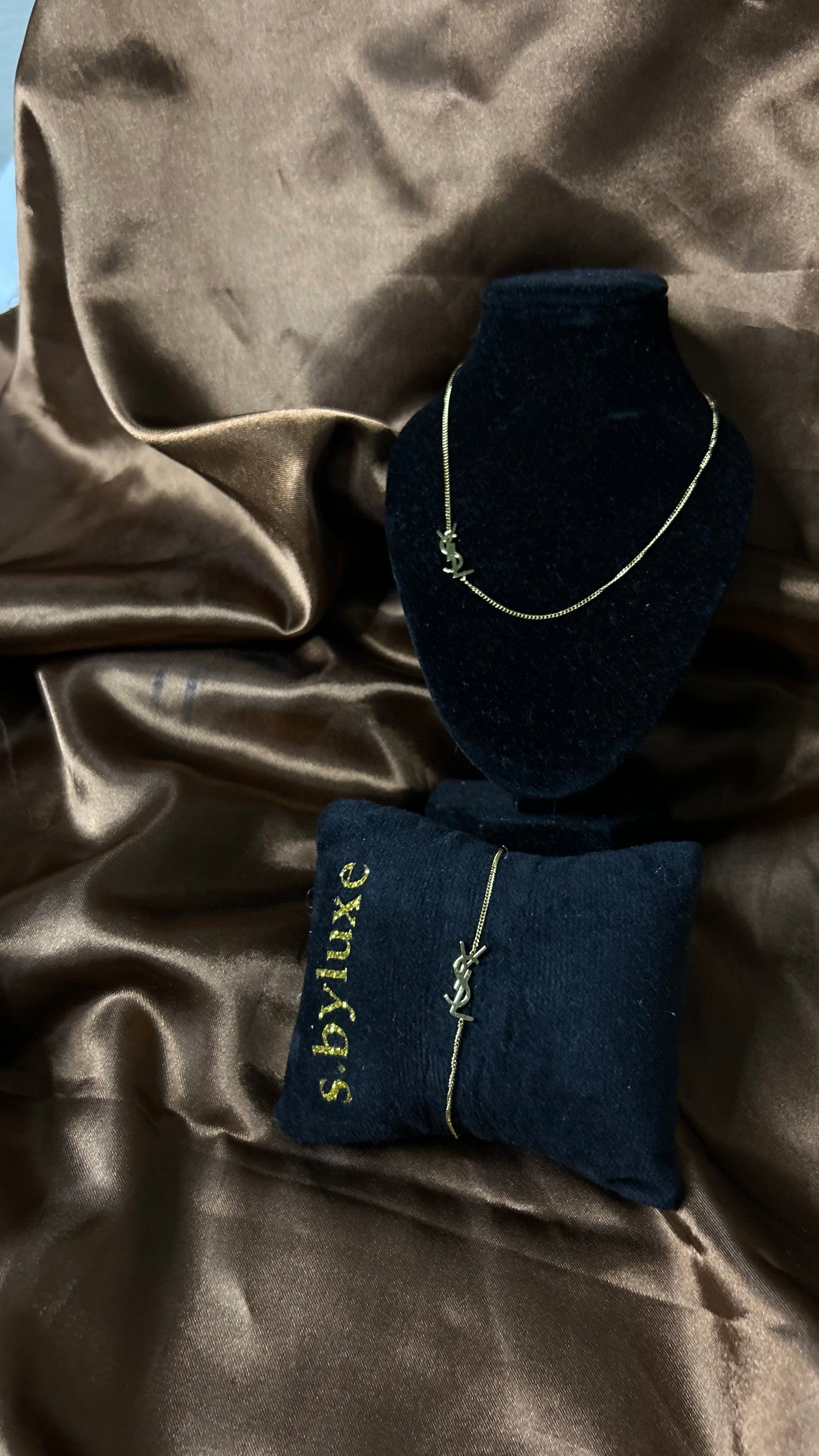 Collier & bracelet YSL